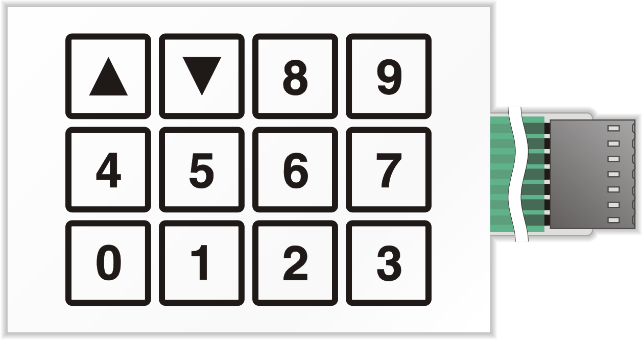 QWERTY S.L. - teclado numérico estándar  #3 ( teclado de membrana )