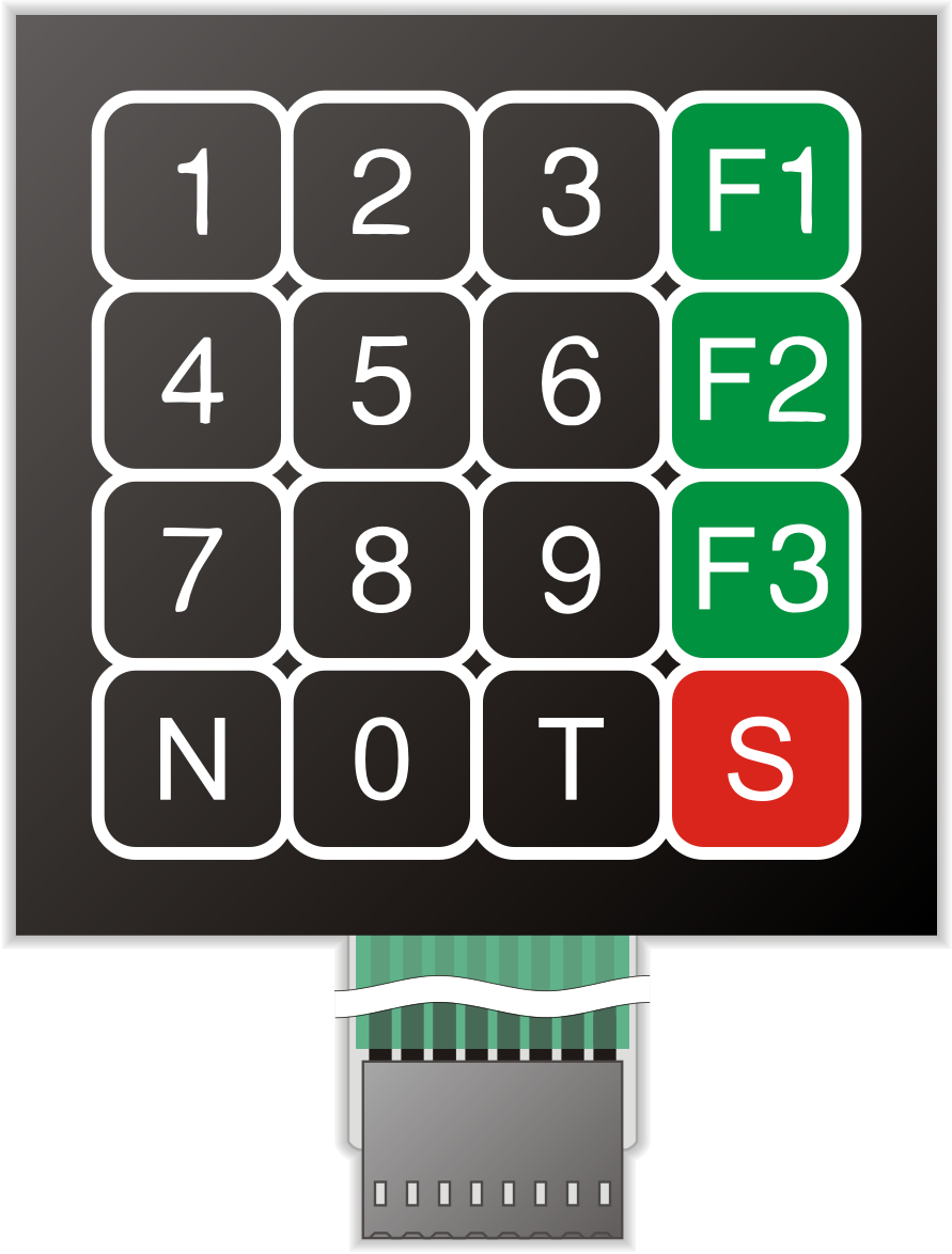 QWERTY S.L. - teclado numérico estándar  #6 (teclado de membrana)